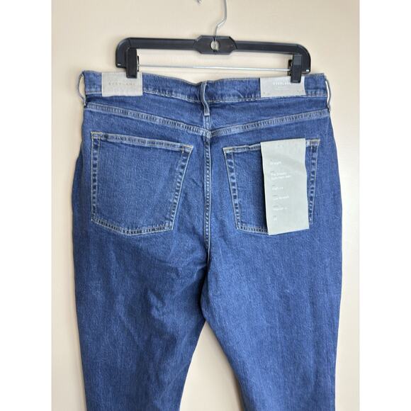 Everlane Women’s Cheeky Split-Hem Jeans High-Rise Low Stretch Size 33 NWT - Picture 6 of 14